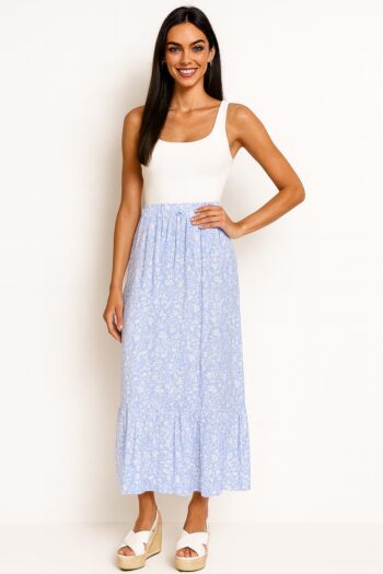 FALDA LARGA CON JARETA