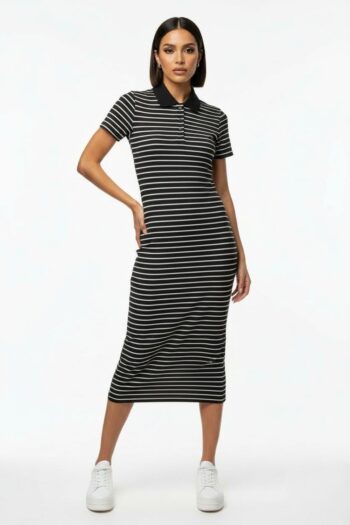 VESTIDO CAMISERO MANGA CORTA