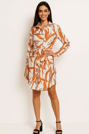 VESTIDO CAMISERO CON CINTURÓN