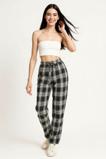 PANTALÓN AMPLIO PRETINA ELÁSTICA
