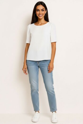 PLAYERA HOMBRO PLISADO