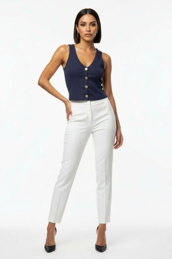 BLUSA SIN MANGA BOTONES