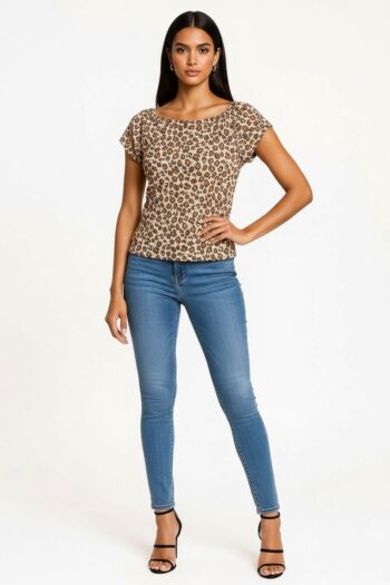 PLAYERA ANIMAL PRINT CASUAL