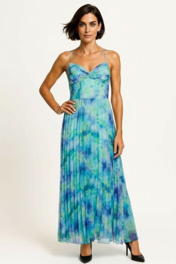 VESTIDO LARGO TIRANTES CRUZADOS