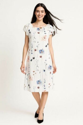 VESTIDO CORTO MANGA CORTA