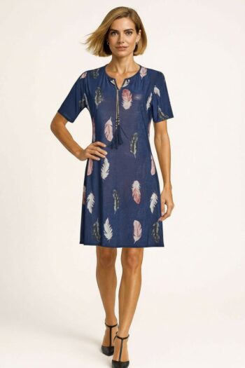 VESTIDO CORTO MANGA CORTA