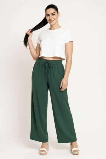 PANTALÓN AMPLIO PRETINA ELÁSTICA