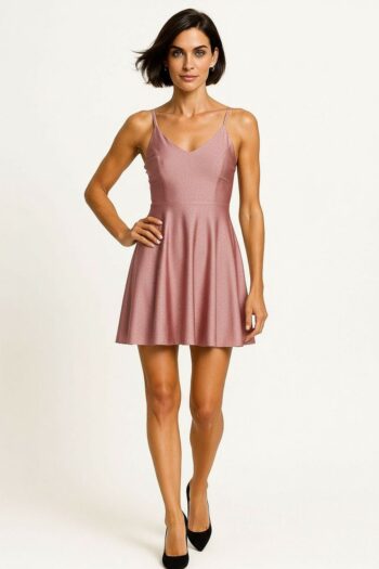 VESTIDO CORTO TIRANTES CRUZADOS