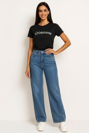 PLAYERA MANGA CORTA CON TEXTO