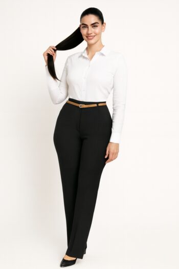 PANTALÓN FORMAL CON CINTURÓN