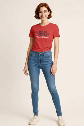 PLAYERA ESTAMPADO TEXTO FRENTE