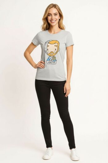 PLAYERA CON ESTAMPADO FRONTAL