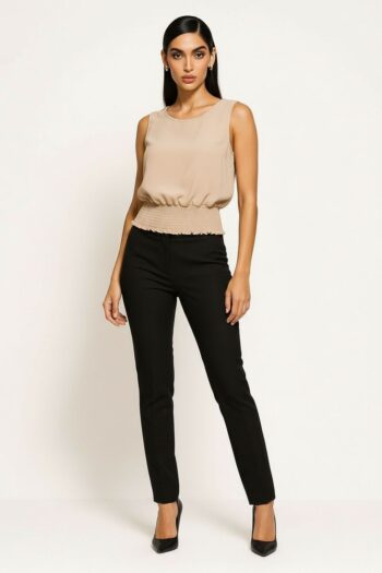 BLUSA SIN MANGA RESORTE