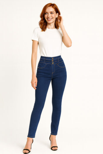 PANTALÓN SKINNY PRETINA DIVIDIDA