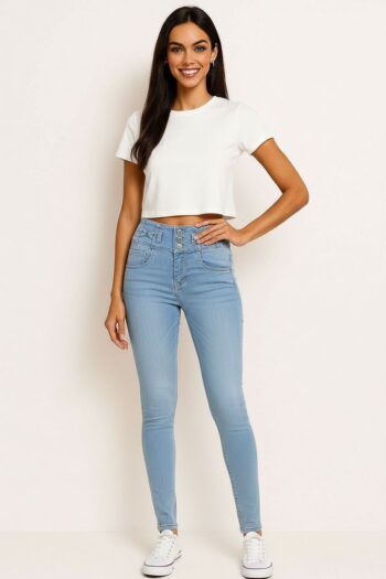 JEANS CICLÓN TIRO MEDIO AJUSTADO