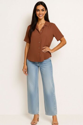 BLUSA BOTONES CUELLO CLÁSICO