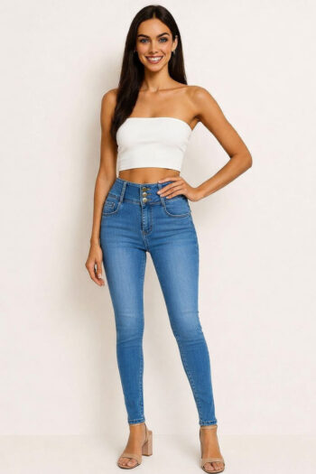 JEANS CICLÓN SKINNY TIRO ALTO