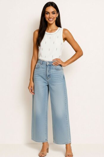 PLAYERA SIN MANGAS CON BRILLO