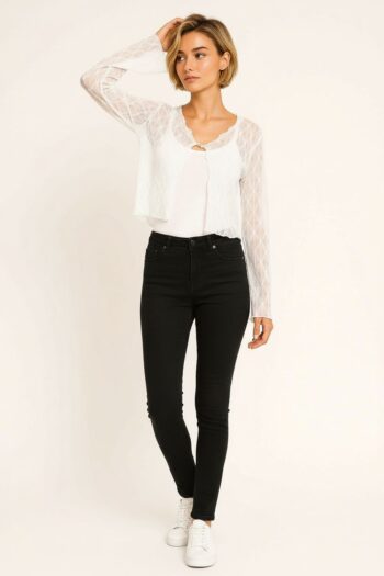 BOLERO ENCAJE MANGA LARGA