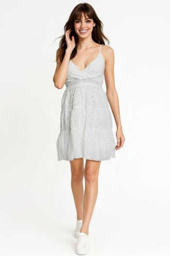 VESTIDO TIRANTES ESCOTE CRUZADO