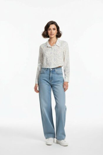 BLUSA CAMISERA MANGA LARGA