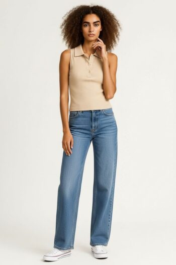 PLAYERA SIN MANGA BOTONES