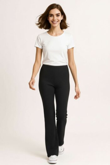 PANTALÓN CORTE CAMPANA ELÁSTICO