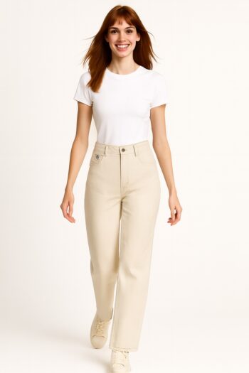 JEANS RECTOS TIRO MEDIO