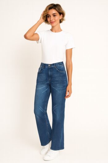 JEANS RECTOS CORTE AMPLIO