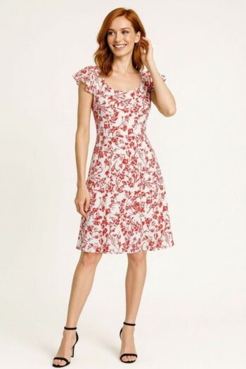 VESTIDO HOMBRO DESCUBIERTO AJUSTE SUAVE