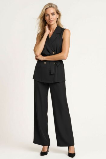 CONJUNTO CHALECO LARGO PANTALÓN