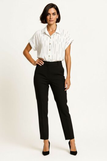 BLUSA BOTONES MANGA CORTA