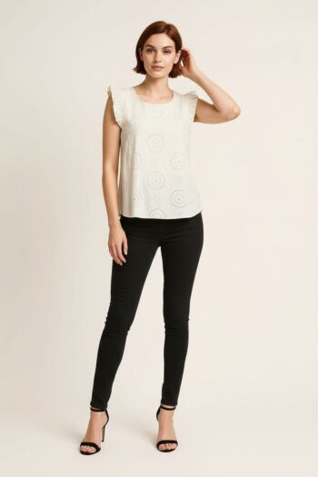 BLUSA MANGA OLAN CUELLO REDONDO