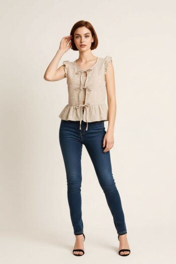 BLUSA SIN MANGAS AMARRES FRENTE