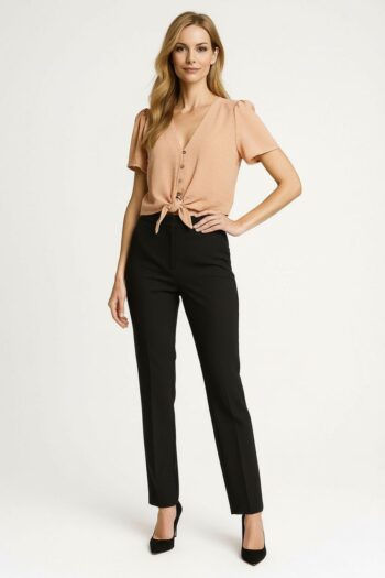 BLUSA CON AMARRE FRONTAL