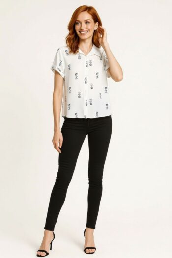 BLUSA CAMISERA CON BOTONES