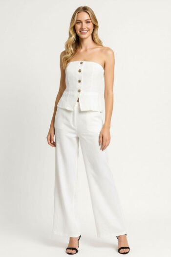 CONJUNTO TOP PANTALÓN RECTO