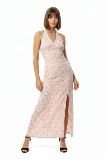 VESTIDO HALTER CORTE MIDI