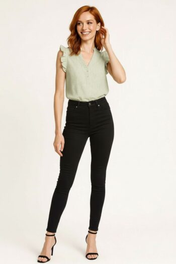 BLUSA SIN MANGA DETALLE HOMBRO