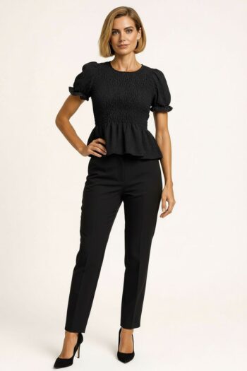 BLUSA ENRESORTADA PEPLUM