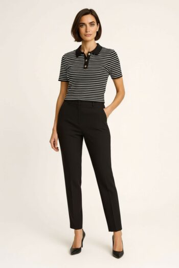 PLAYERA TIPO POLO TEJIDA