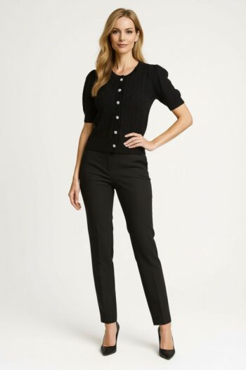 SUÉTER TEJIDO DETALLE BOTONES