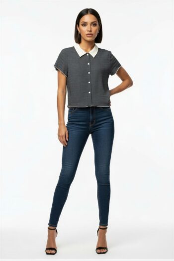 PLAYERA BOTONES FRENTE CUELLO