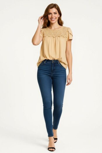 PLAYERA DETALLE CROCHET SUAVE