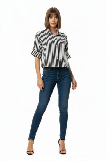 BLUSA BOTONES RAYAS VERTICAL
