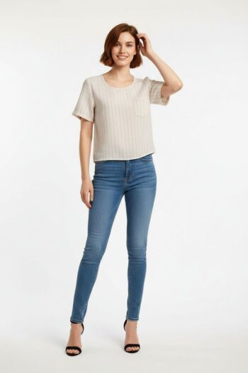 BLUSA BOLSILLO TEXTURA SUAVE
