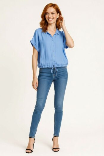 BLUSA CASUAL BOTONES LIGERA