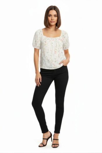 BLUSA MANGA CORTA CUELLO