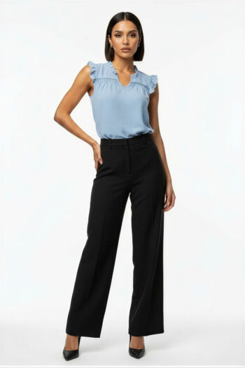 BLUSA CUELLO MAO DETALLE