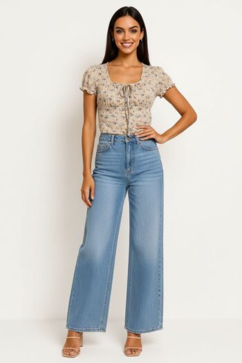 PLAYERA BOTONES ESTAMPADA